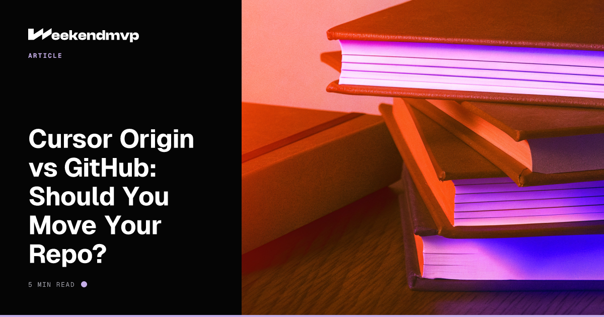 Two closed hardcover notebooks stacked unevenly on a near-black desk, only the top spine caught by a single lavender beam, very shallow focus, no titles